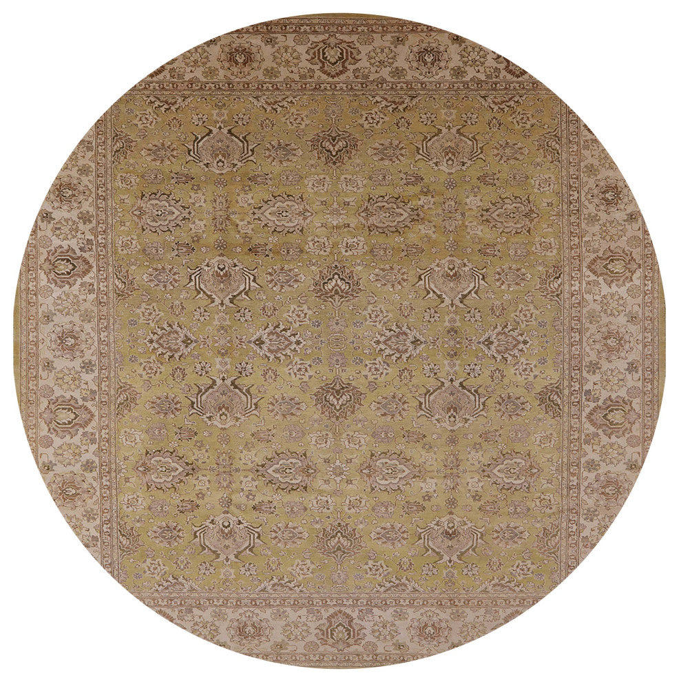 Ahgly Company Indoor Round Mid-Century Modern Area Rugs, 5' Round