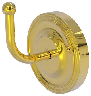 Regal Robe Hook, Polished Brass