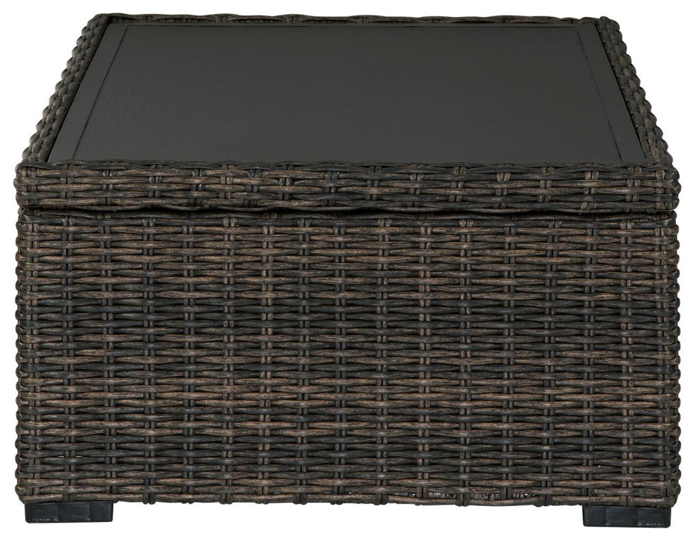 Grasson Lane Brown Rectangular Cocktail Table