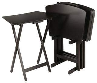 Anila 5-Piece Set, Fan Shape Snack Table, Coffee