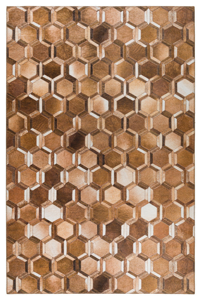 Indoor/Outdoor Stetson SS1 Bison Machine Washable 8' x 10' Rug