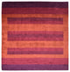 HAND KNOTTED LOOM SILK ECO-FRIENDLY AREA RUGS -10'x10',Square ,Rust,Contemporary