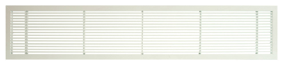 AG10 4"x8" Aluminum Fixed Bar Air Vent Grille, White-Matte