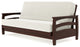 Galena Dark Cherry Futon Frame, Black Walnut, Full