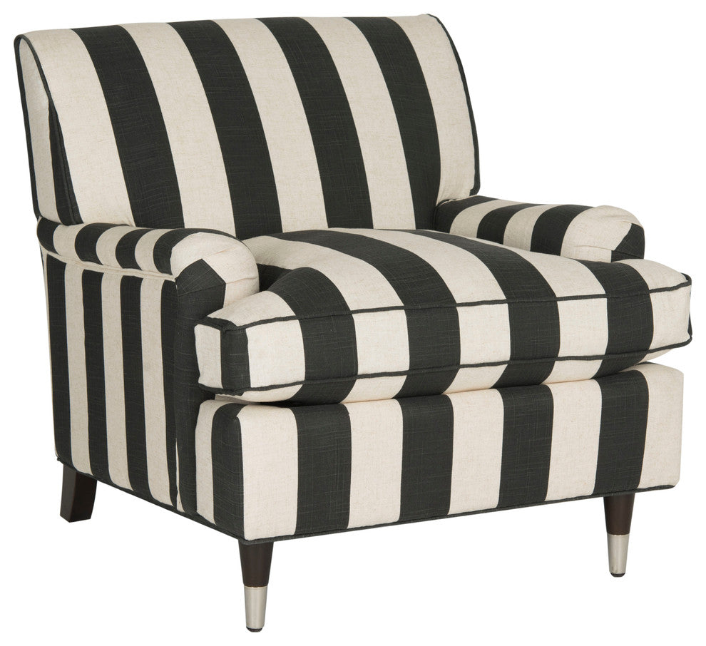 Safavieh Chloe Club Chair, Black, White