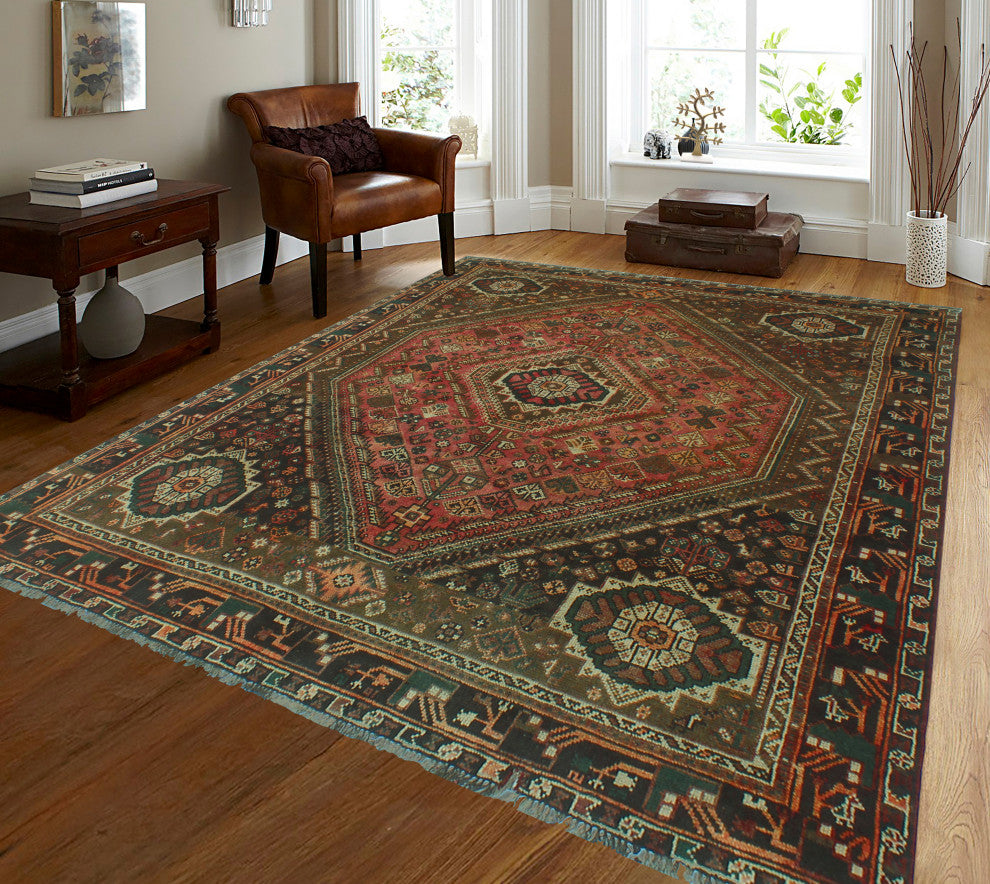 Semi-Antique Birkett Rust Rug