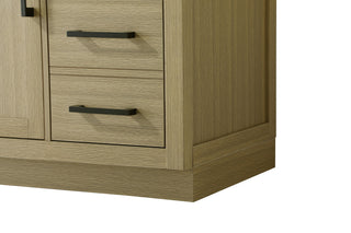 Home Living 36" Single Bathroom Vanity, Honey Brown