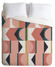 The Old Art Studio Maximalist Geometric 01 Duvet Cover Set, Twin XL