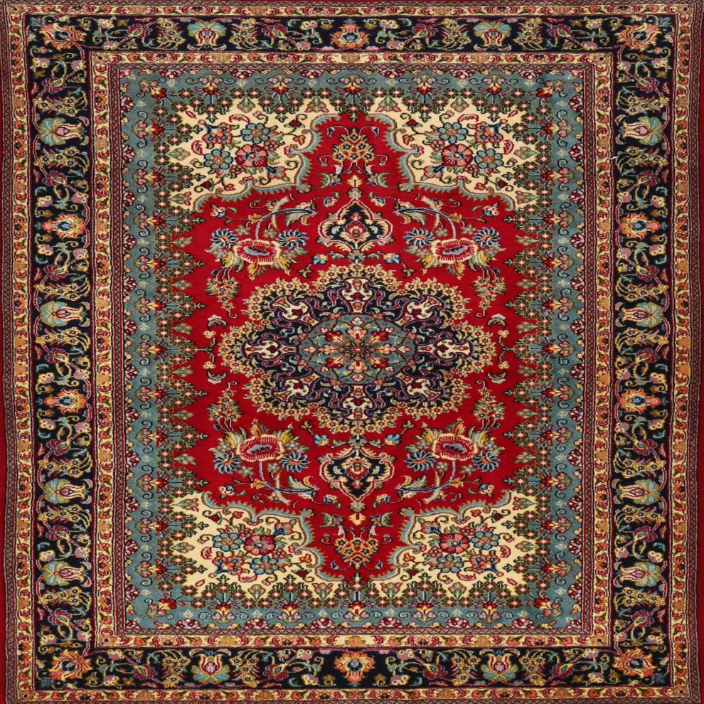 Ahgly Company Indoor Square Traditional Area Rugs, 3' Square