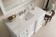 James Martin 825-V48-BW-3AF 48" Vanity In Bright White w/ Solid Surface Top