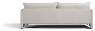 Divo Design Genuine Leather Sofa, Light Gray