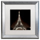 Alan Blaustein ''Tour Eiffel II'' Art, Silver Frame, White Mat, 16x16
