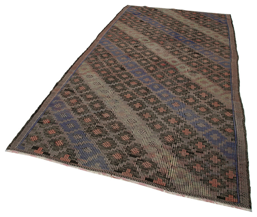 Rug N Carpet - Hand-knotted Turkish 5' 5'' x 10' 4'' Unique Wool Kilim Rug