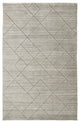 Weave & Wander Tatem Minimal Viscose Rug, Beige/Gray, 5' X 8'