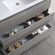 Fresca FCB9348HA-I Lazzaro 48" Glossy Ash Gray Freestanding Cabinet With Sink