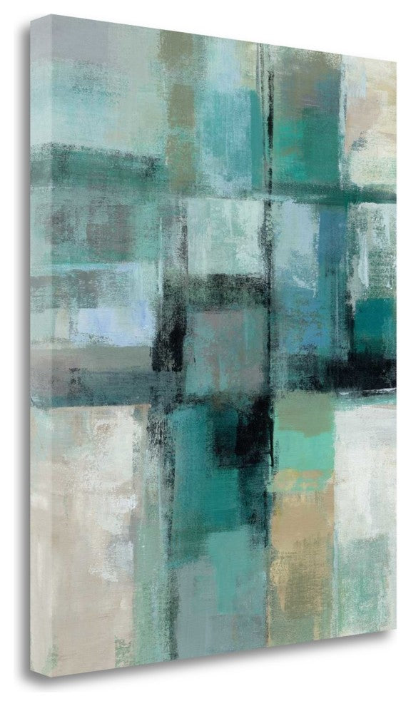"Island Hues Crop I" By Silvia Vassileva, Giclee Print on Gallery Wrap Canvas