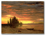 'California Sunset' Canvas Art by Albert Biersdant