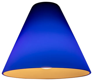 Inari Silk Martini Pendant Glass Shade, Cobalt