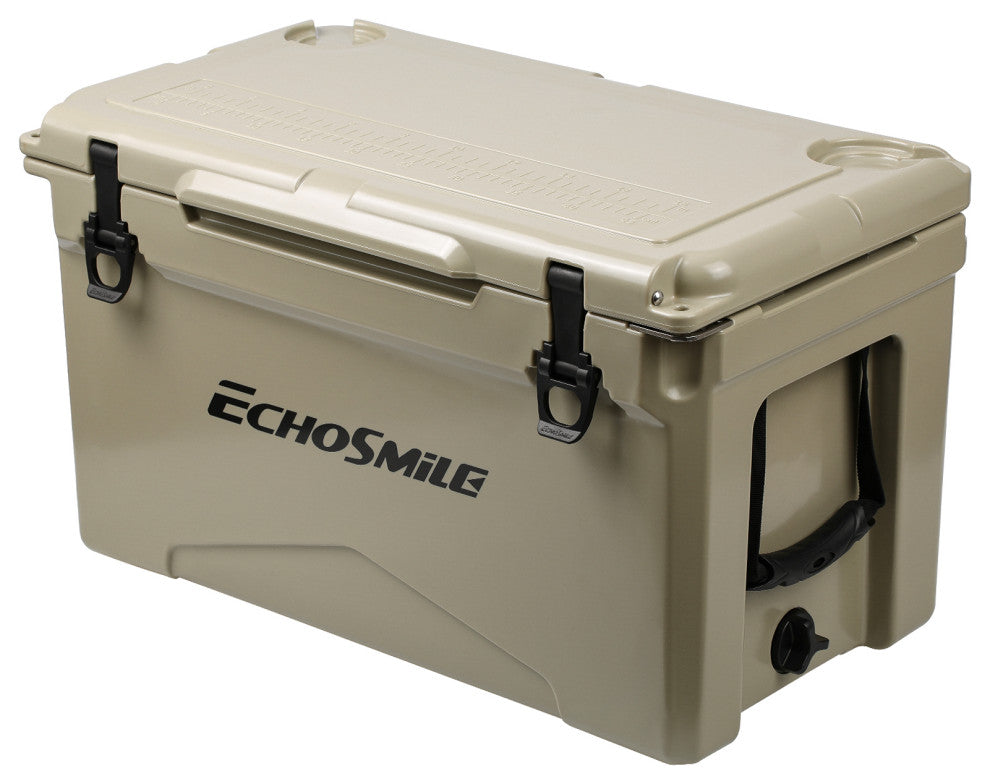 EchoSmile 40 qt. Rotomolded Cooler, Khaki
