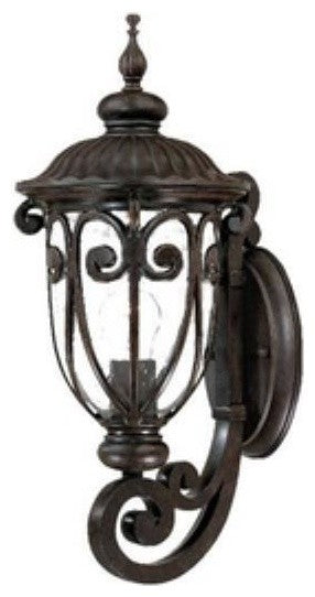 Acclaim Naples 1-Light Outdoor Wall Light 2101MM, Marbleized Mahogany