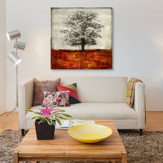 "Majestic - Red" by Eric Turner, Canvas Print, 26"x26"