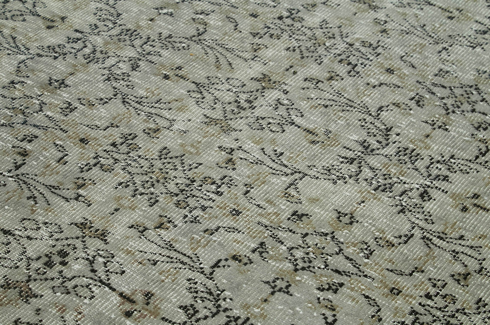 Rug N Carpet - Handmade Turkish 6' 4'' x 9' 2'' Wool Over-dyed Rug