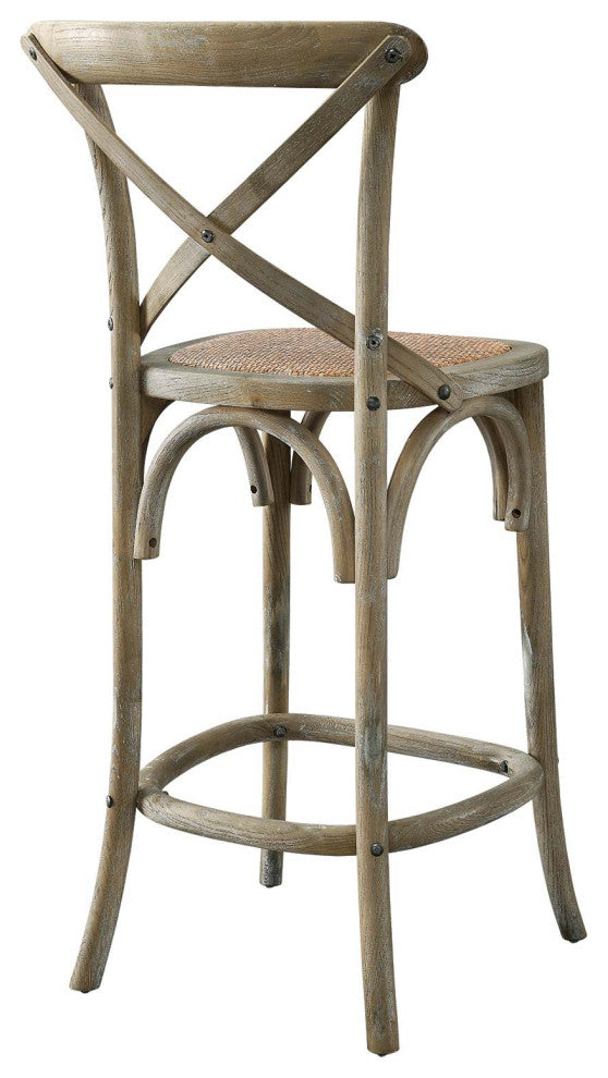 Gear Counter Stool, Gray