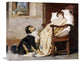 "Old Playfellows" Stretched Canvas Giclee by Briton Riviere, 22"x18"
