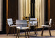 OASIQ Serac 105 Dining Table, Anthracite Frame, Ceramic Anthracite Top