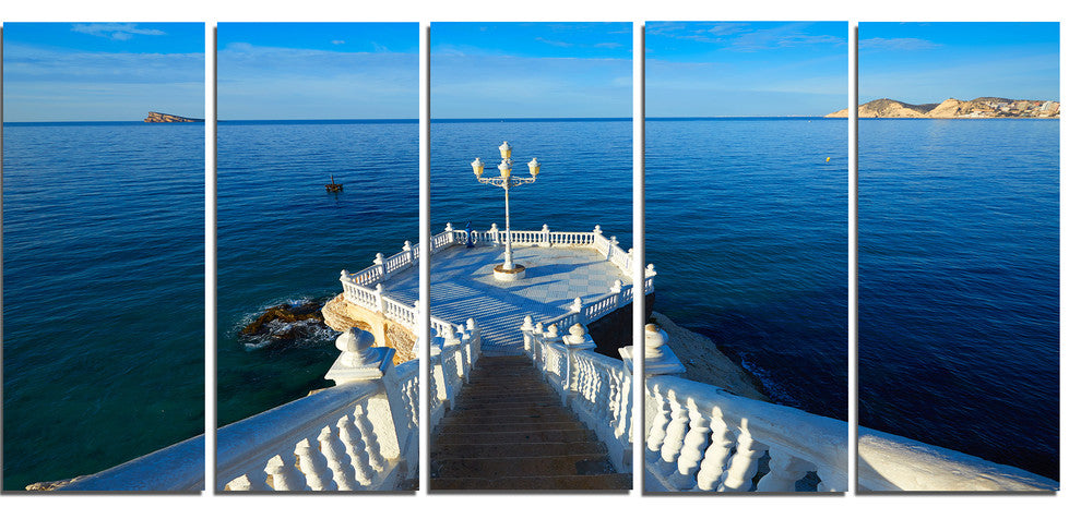 "Benidorm Mirador Del Castillo Lookout Point" Art, 5 Panels