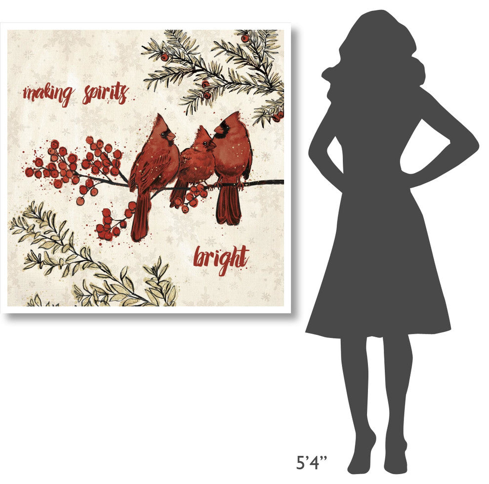 "Holiday Gem I" Digital Paper Print by Janelle Penner, 42"x42"