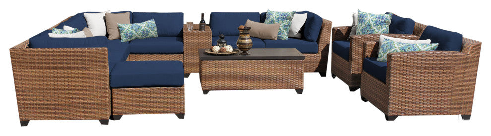 Laguna 12 Piece Outdoor Wicker Patio Furniture Set 12b