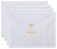 18"x14" Make A Wish, Word Print Placemat, Yellow, Set of 4