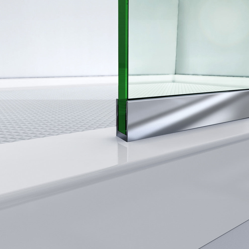 DreamLine Linea Frameless Sliding Shower Door Open Entry Design, SHDR-3230721-01
