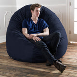 Jaxx 6' Cocoon Bean Bag Sofa, Navy