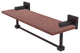 Montero 16" Solid Wood Shelf with Integrated Towel Bar, Venetian Bronze