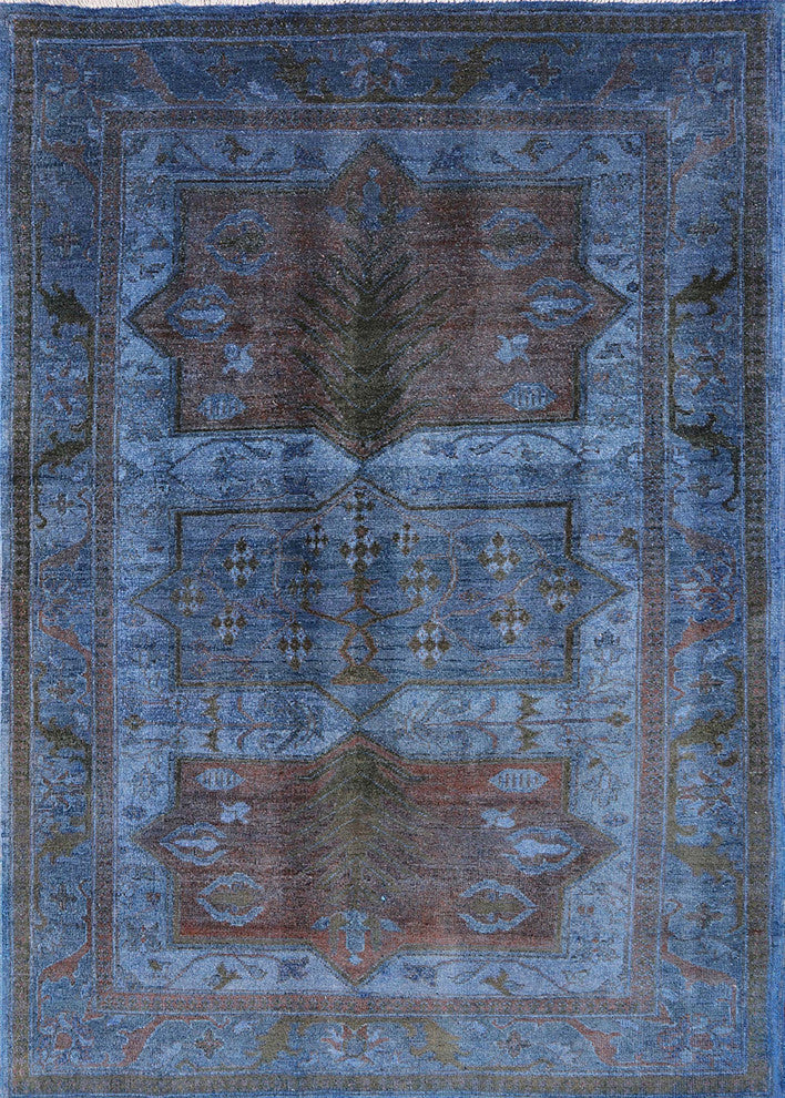 Ahgly Company Indoor Rectangle Mid-Century Modern Area Rugs, 2' x 4'