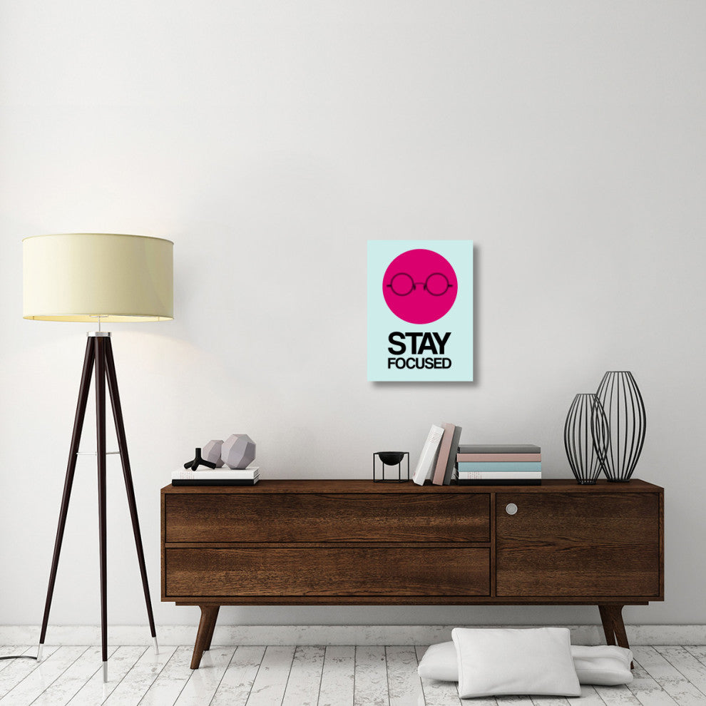 "Stay Focused Circle Poster 1" Fine Art Print