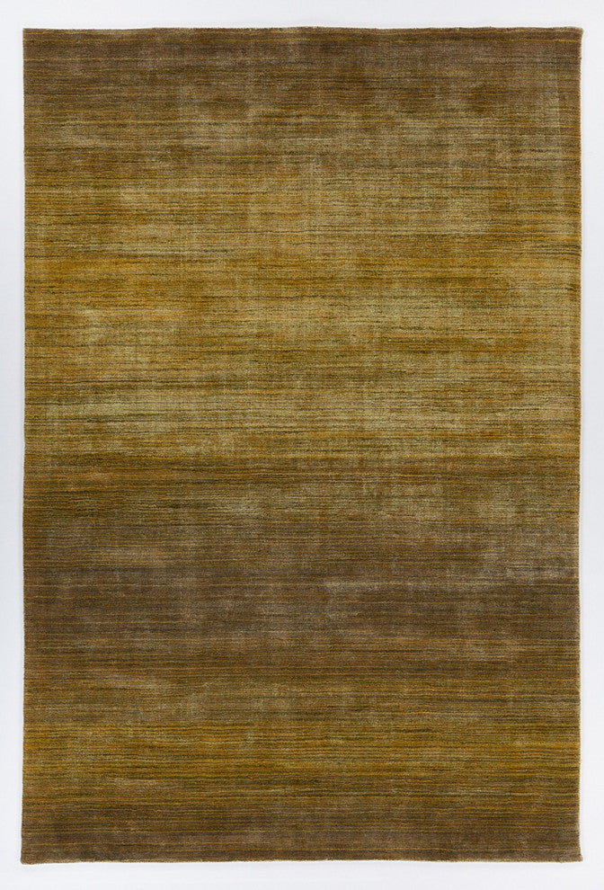 Cleo Handwoven Contemporary Rug, Green, Rectangular 9'x13'