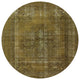 Ahgly Company Indoor Round Mid-Century Modern Area Rugs, 4' Round