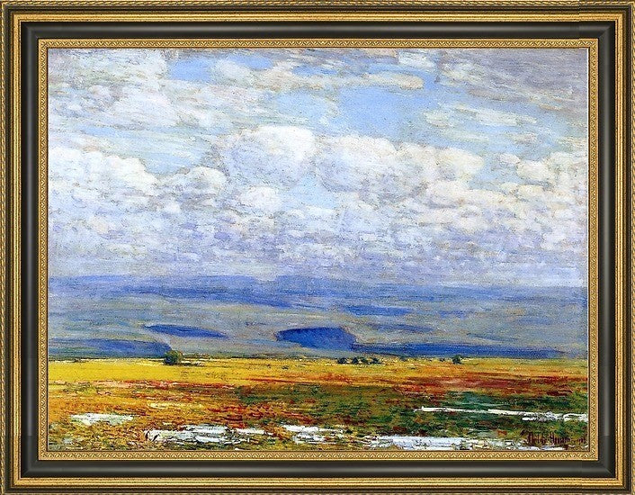 Frederick Childe Hassam Oregon Landscape Framed Premium Canvas Print, 18"x24"