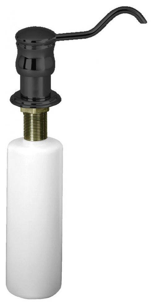 Dynasty Soap, Lotion Dispenser, Powder Coated Flat Black