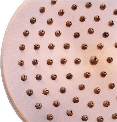 Rainfall Showerhead, Antique Red Copper