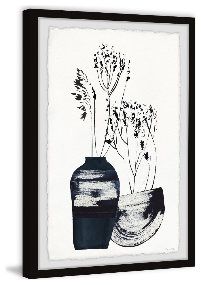 "Wildflower Vases" Framed Painting Print, 30x45