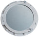 White Wooden Porthole Mirror