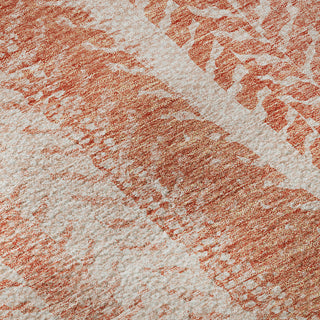 Premium Machine Washable Mayfield AMF694 Coral 2'6" x 3'10" Rug
