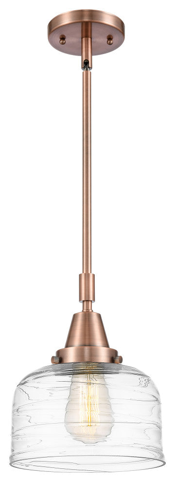 Innovations 447-1S-AC-G713-LED 1-Light Mini Pendant, Antique Copper