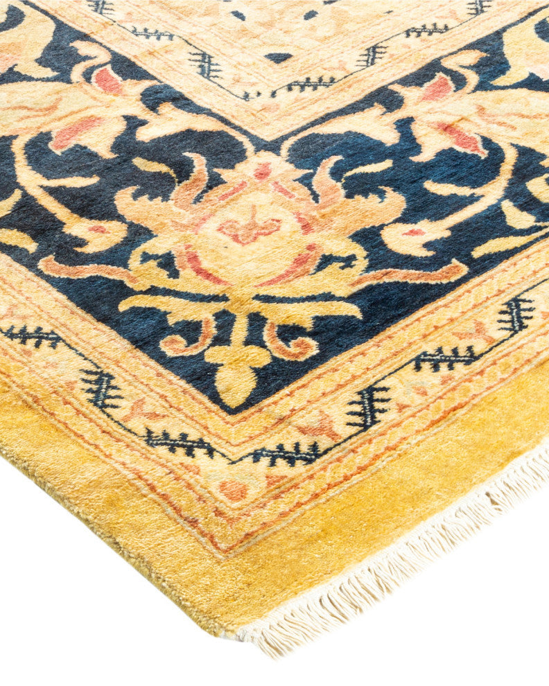 Ella, One-of-a-Kind Hand-Knotted Area Rug, Green, 8' 3"x10' 4"