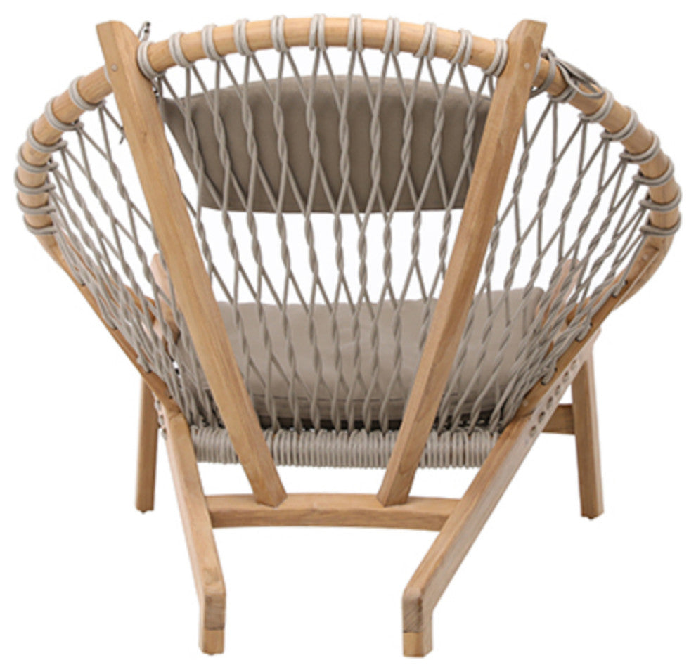 Outdoor Mayan Sunset Rope Chair