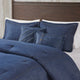 Woolrich Perry Oversized Denim Comforter Set, Blue